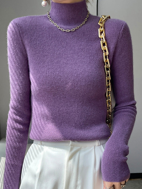 Soft Knit Turtleneck Sweater