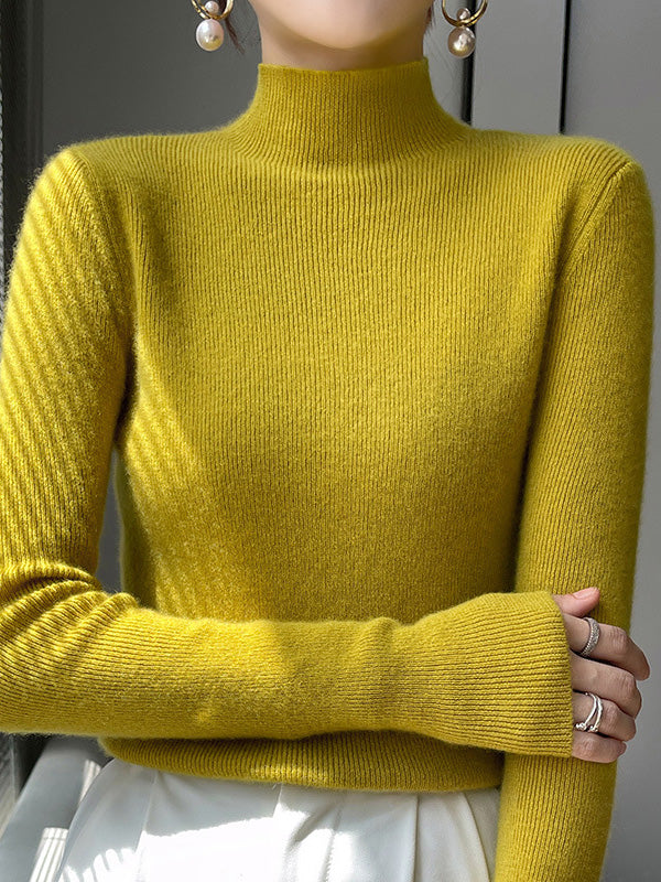 Soft Knit Turtleneck Sweater