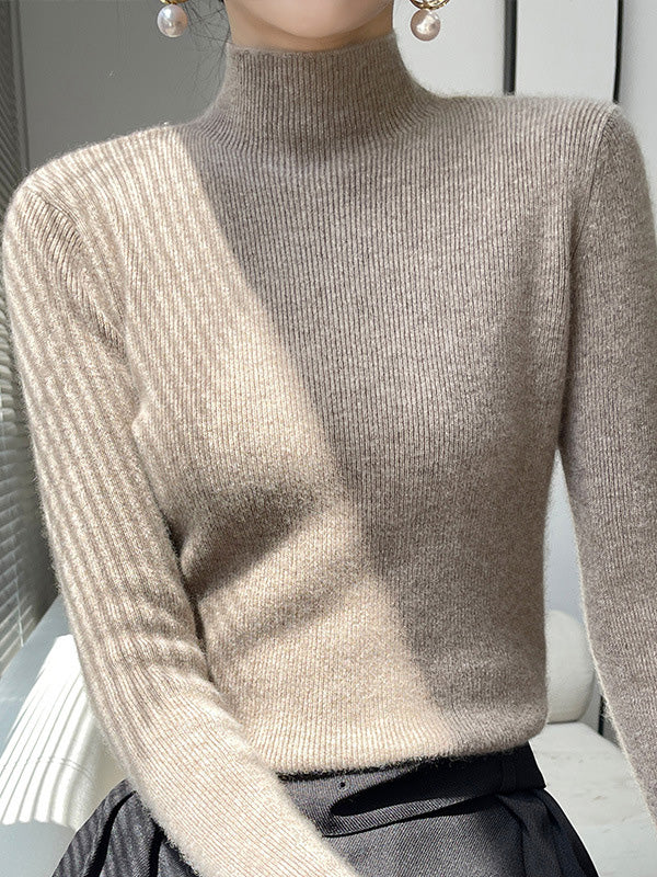 Soft Knit Turtleneck Sweater