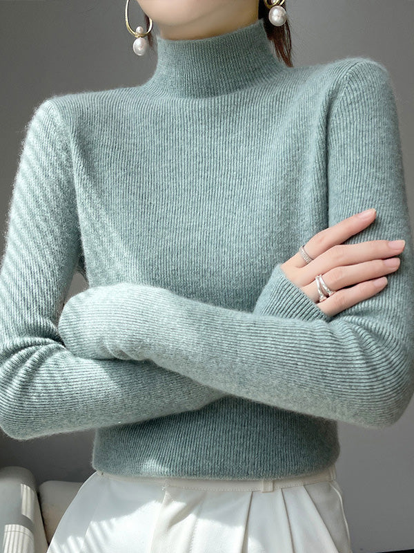 Soft Knit Turtleneck Sweater