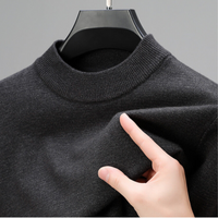 Men's Timeless Mock Neck Cashmere Pullover
