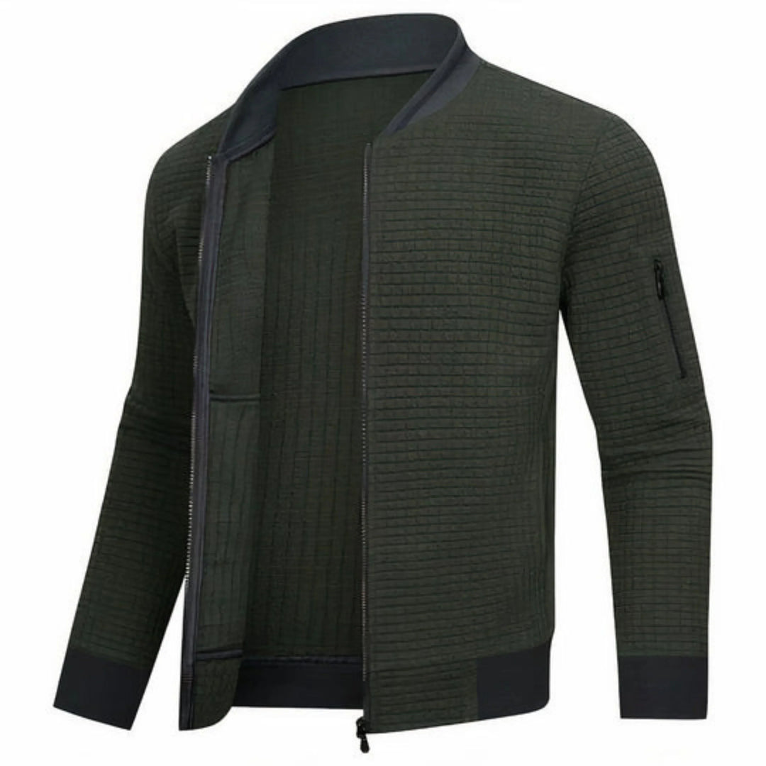 Men's Modern Quilted Bomber Jacket
