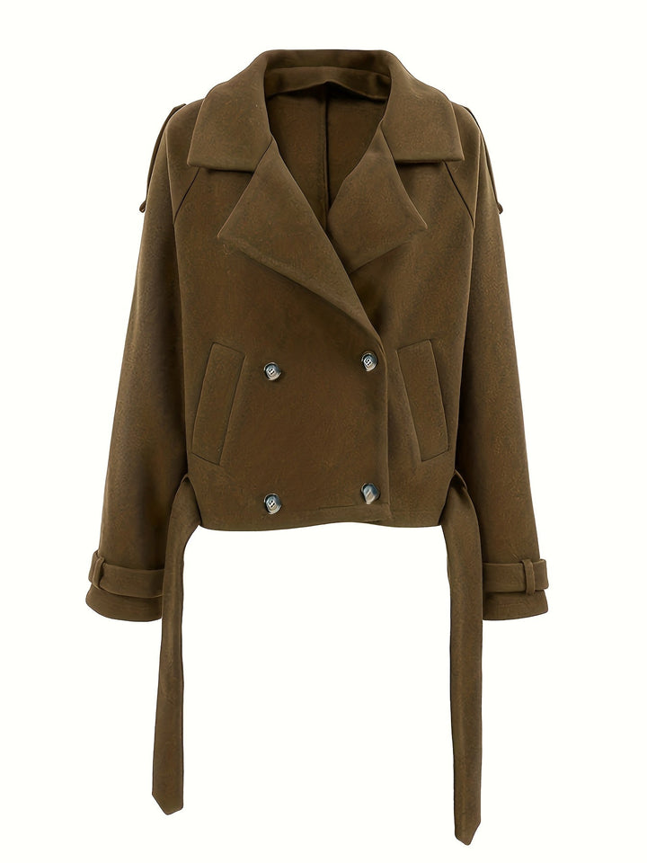 Women's Elegant Wool Pea Coat