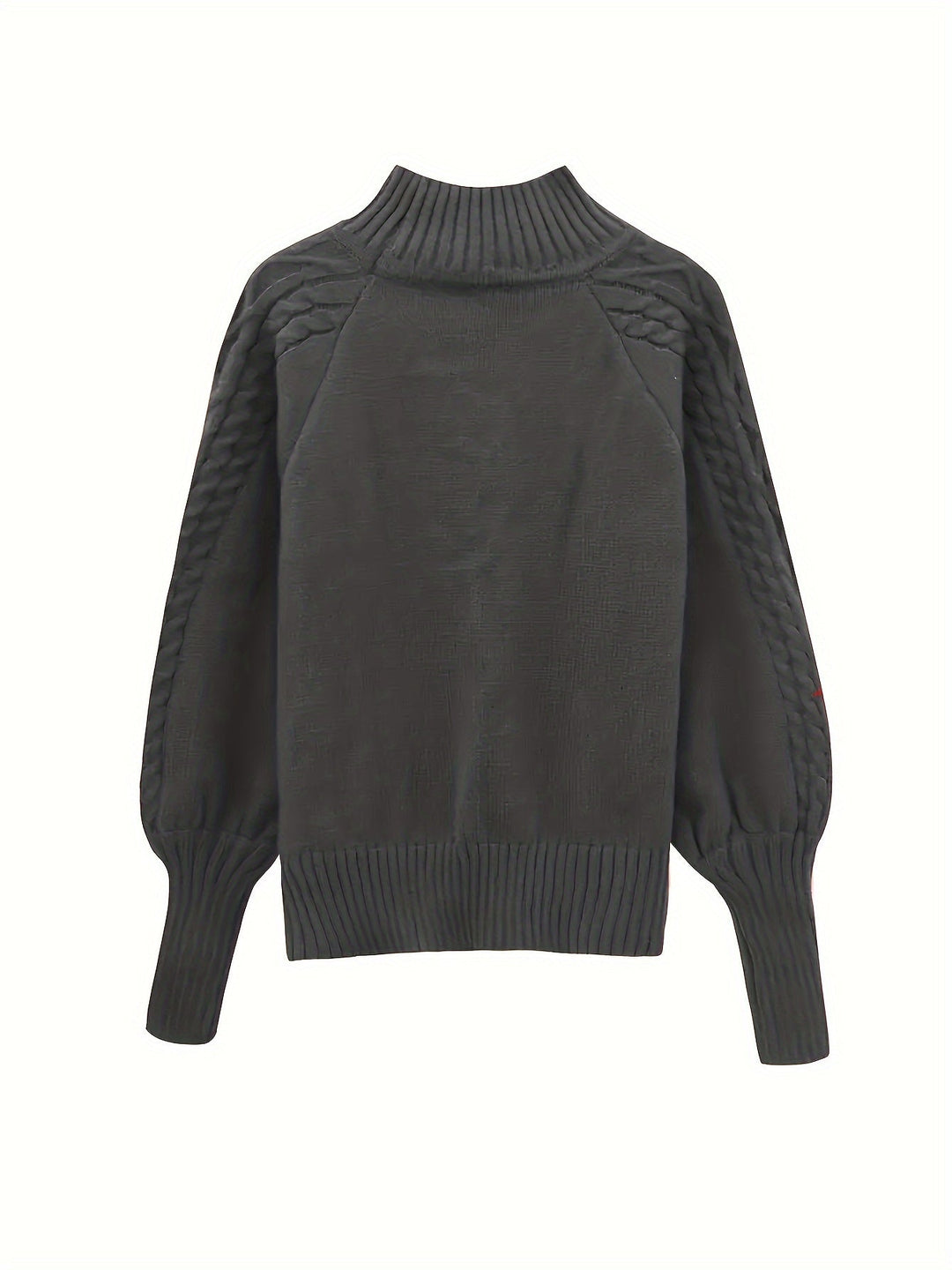 Women's Cosy Cable Knit Sweater with Turtleneck