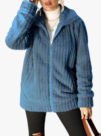 Women's Cosy Teddy Fleece Jacket