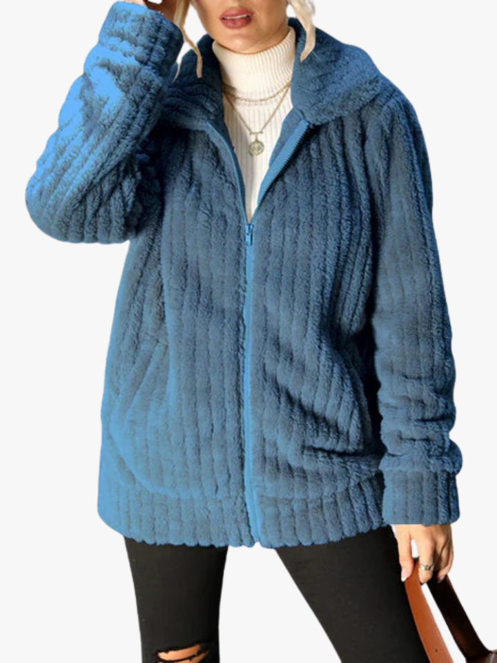 Women's Cosy Teddy Fleece Jacket