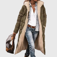 Women's Cozy Quilted Puffer Long Winter Coat
