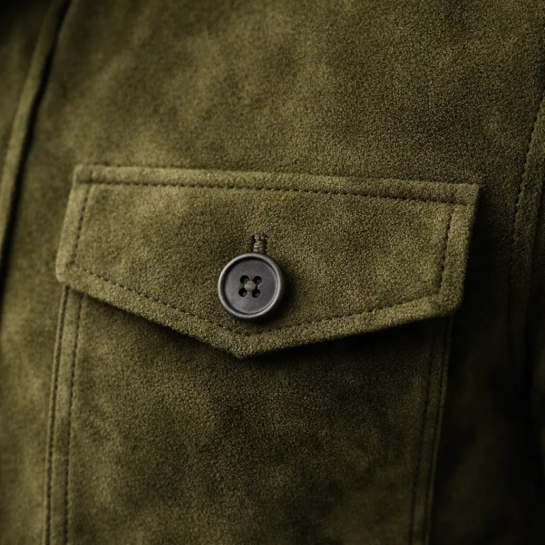 Men's Refined Suede Leather Jacket