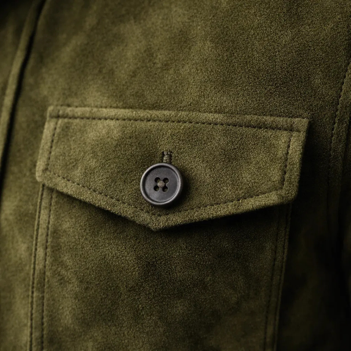 Men's Refined Suede Leather Jacket