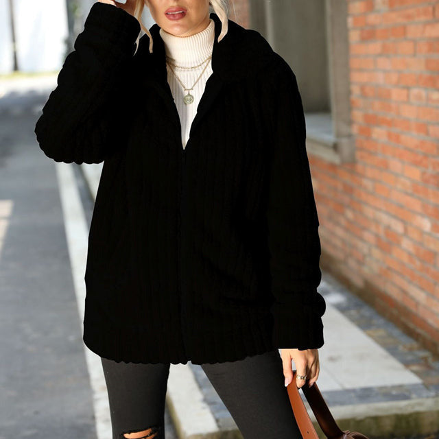 Women's Cosy Teddy Fleece Jacket