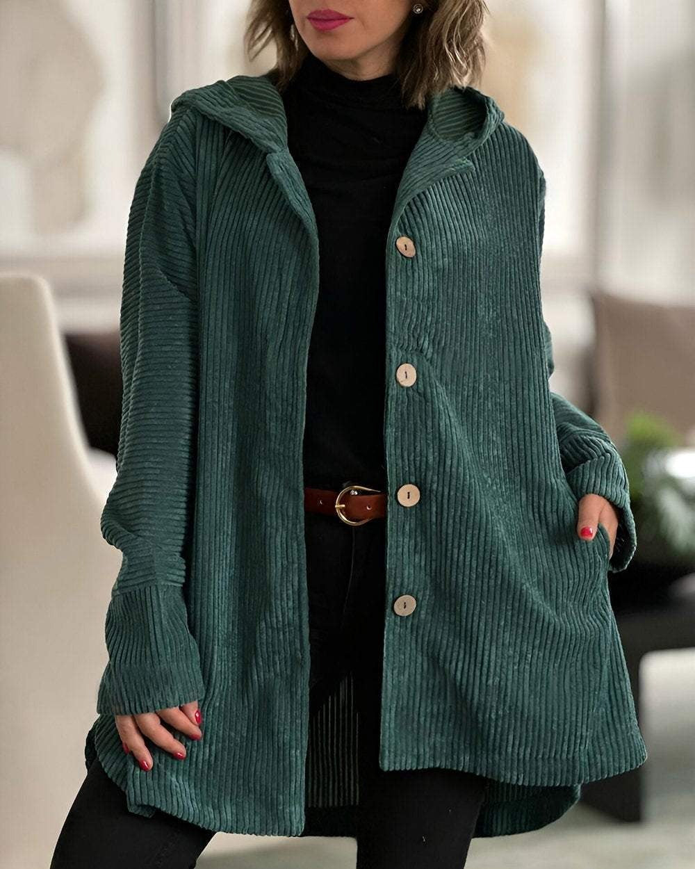 Women's Relaxed Corduroy Jacket