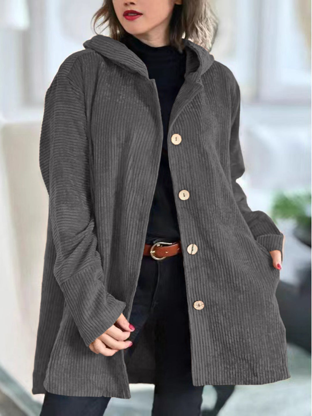 Women's Relaxed Corduroy Jacket