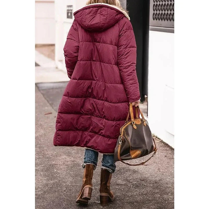 Women's Cozy Quilted Puffer Long Winter Coat