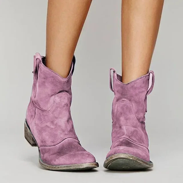 Women's Timeless Western Ankle Cowboy Boots