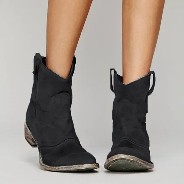 Women's Timeless Western Ankle Cowboy Boots