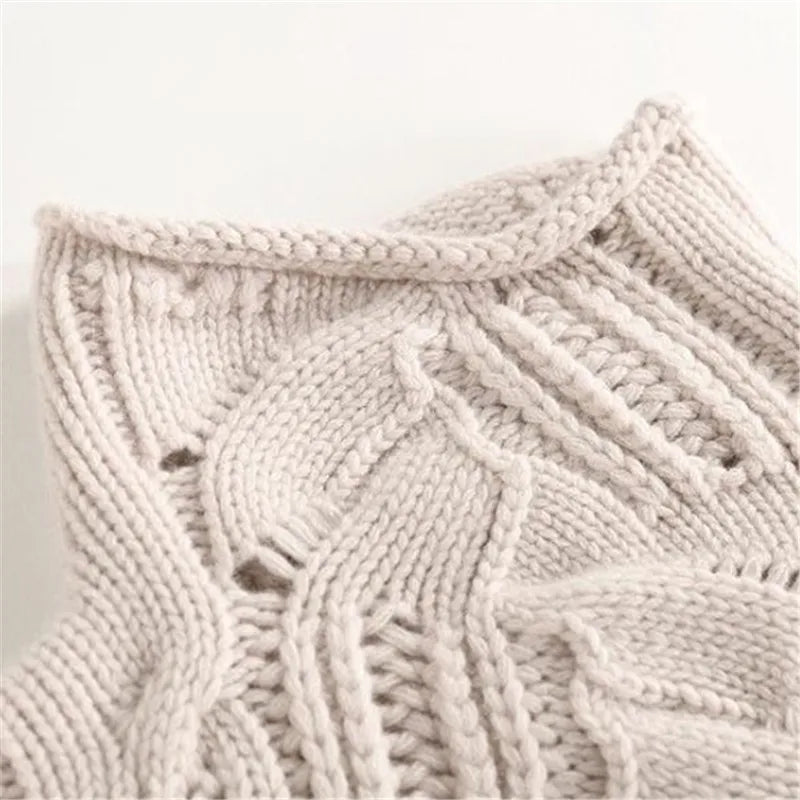 Women's Refined Chunky Cable Knit Turtleneck Sweater