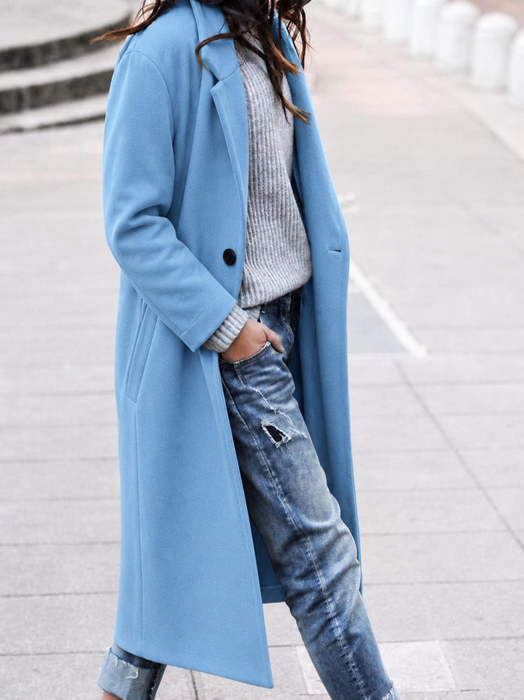 Women's Timeless Camel Long Wool Coat