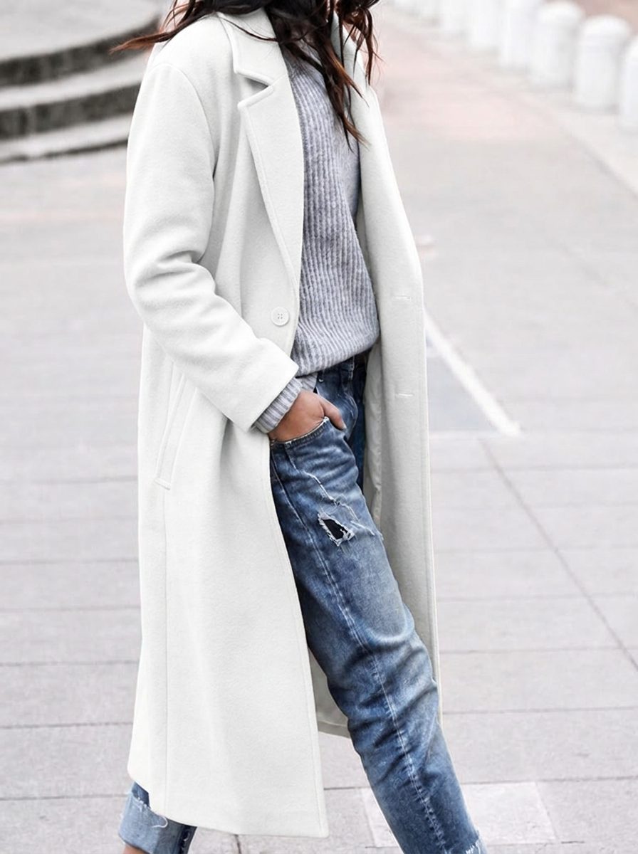 Women's Timeless Camel Long Wool Coat