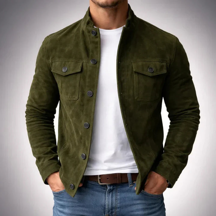 Men's Refined Suede Leather Jacket
