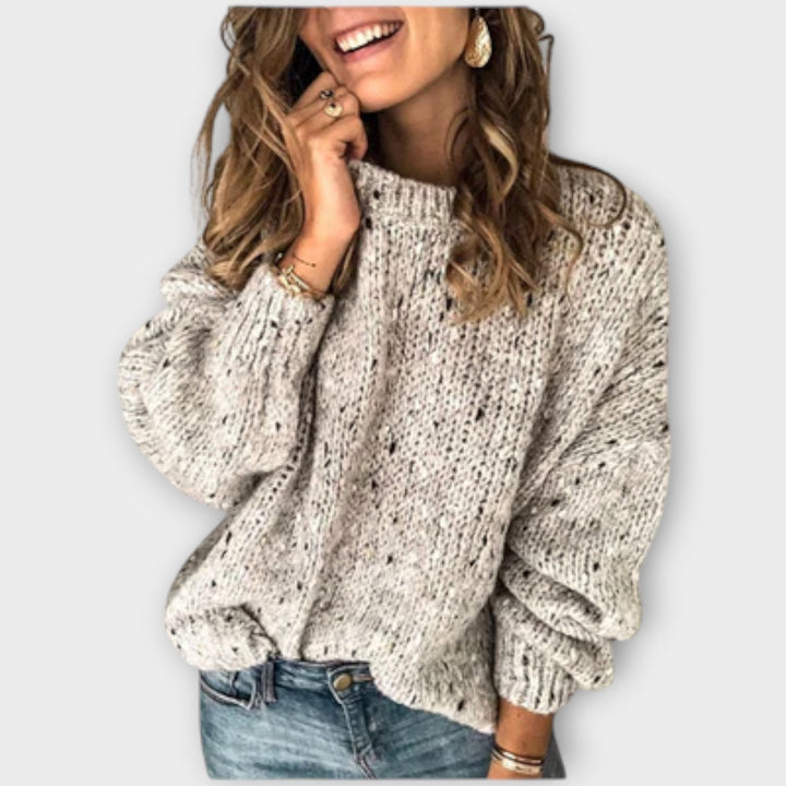 Women's Cosy Chunky Knit Crewneck Sweater