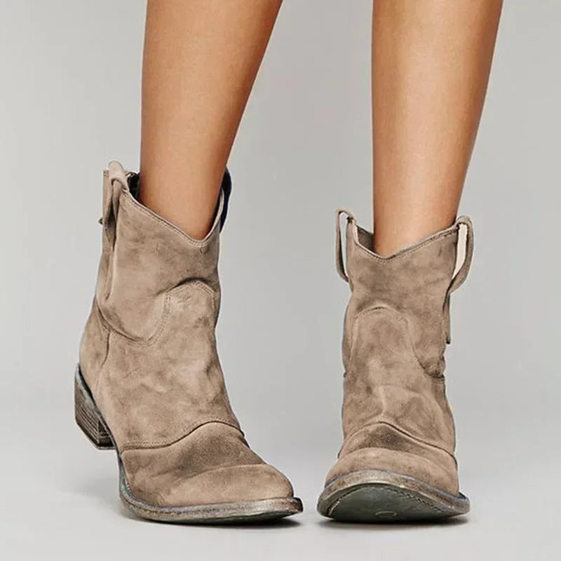 Women's Timeless Western Ankle Cowboy Boots
