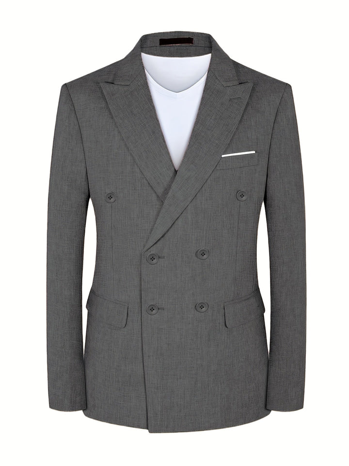 Men's Classic Tailored Notch Lapel Blazer