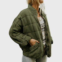 Women's Refined Bomber Puffer Jacket