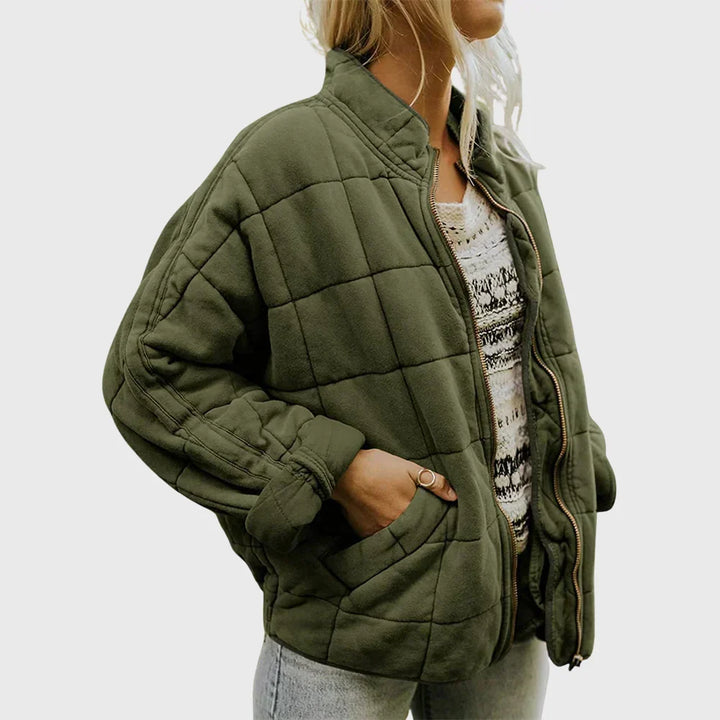 Women's Refined Bomber Puffer Jacket