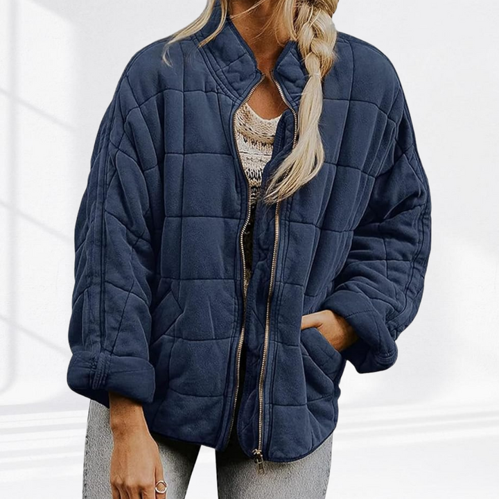 Women's Refined Bomber Puffer Jacket