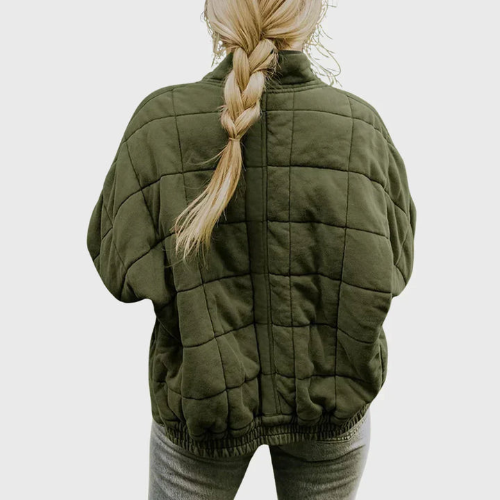 Women's Refined Bomber Puffer Jacket