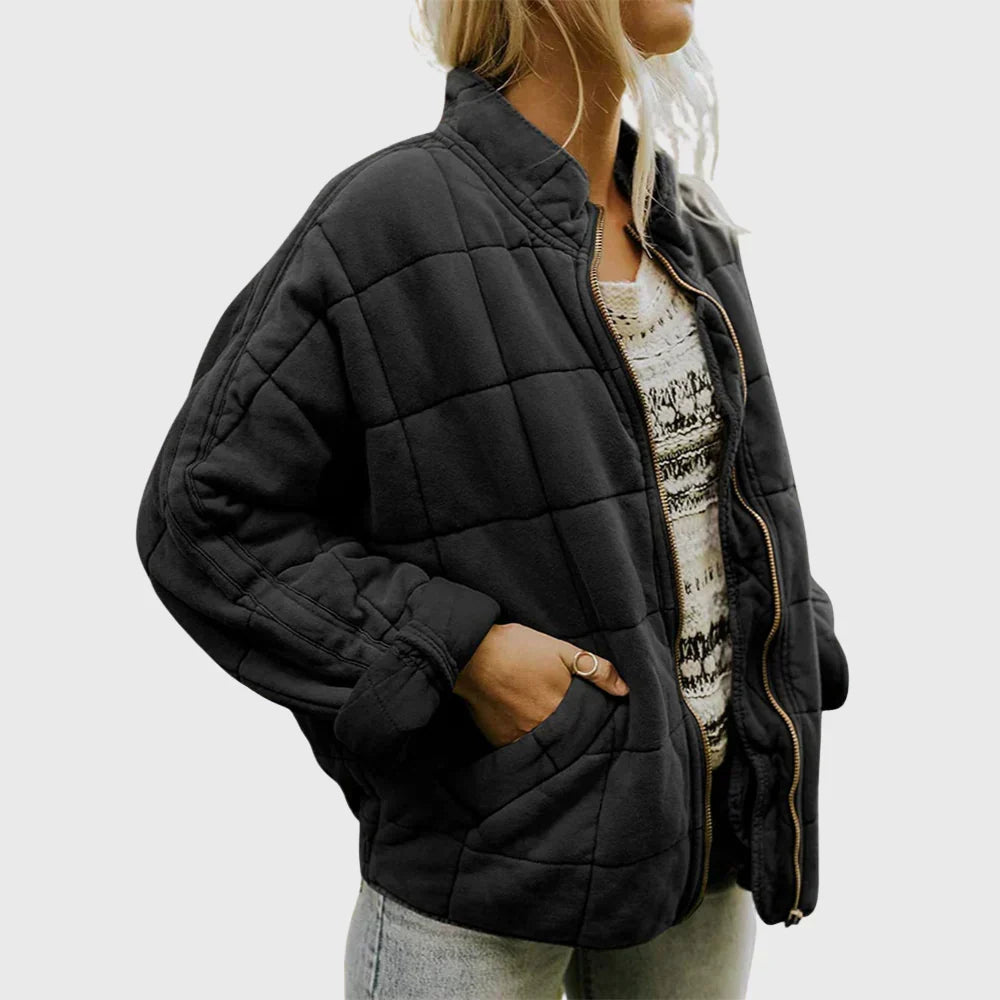 Women's Refined Bomber Puffer Jacket