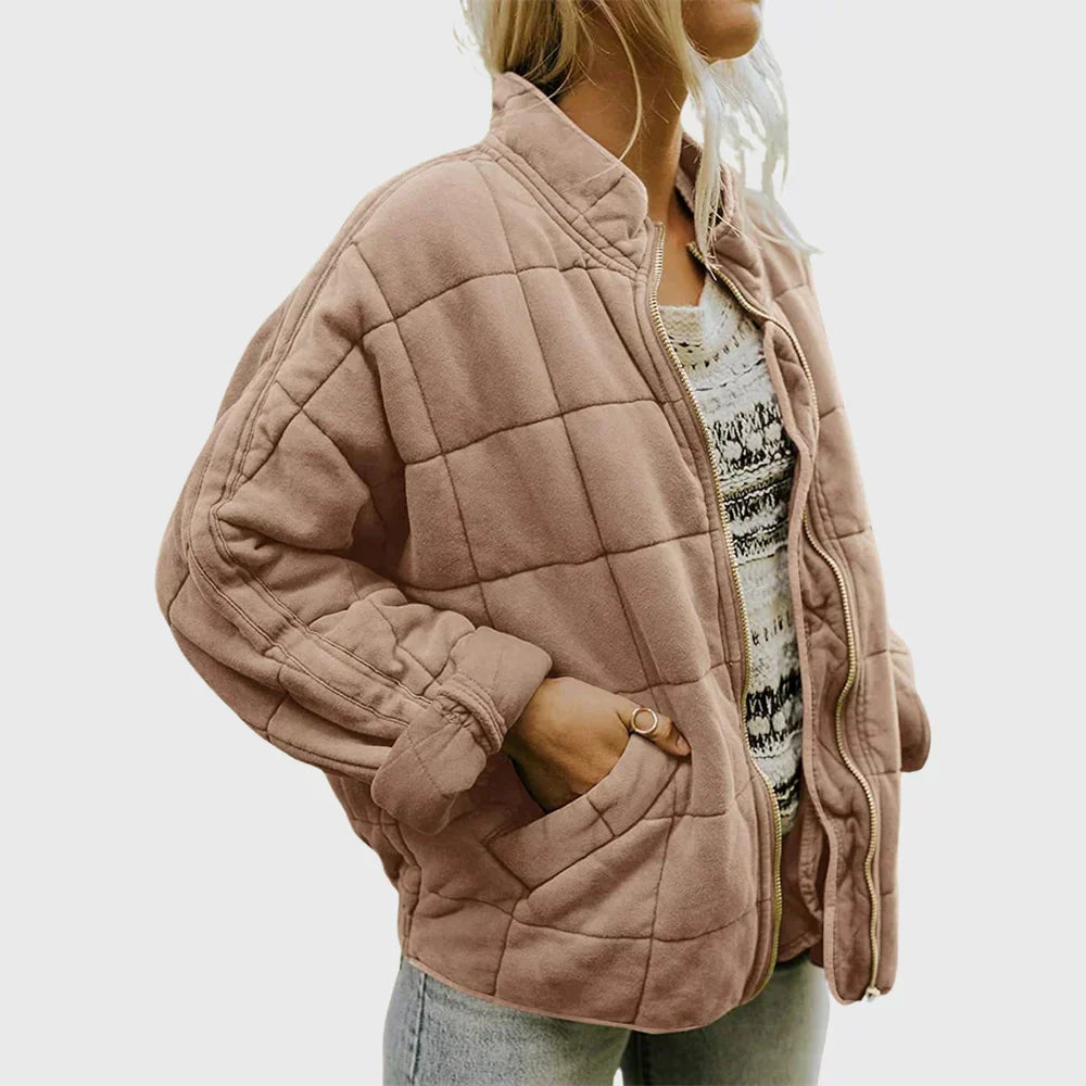 Women's Refined Bomber Puffer Jacket