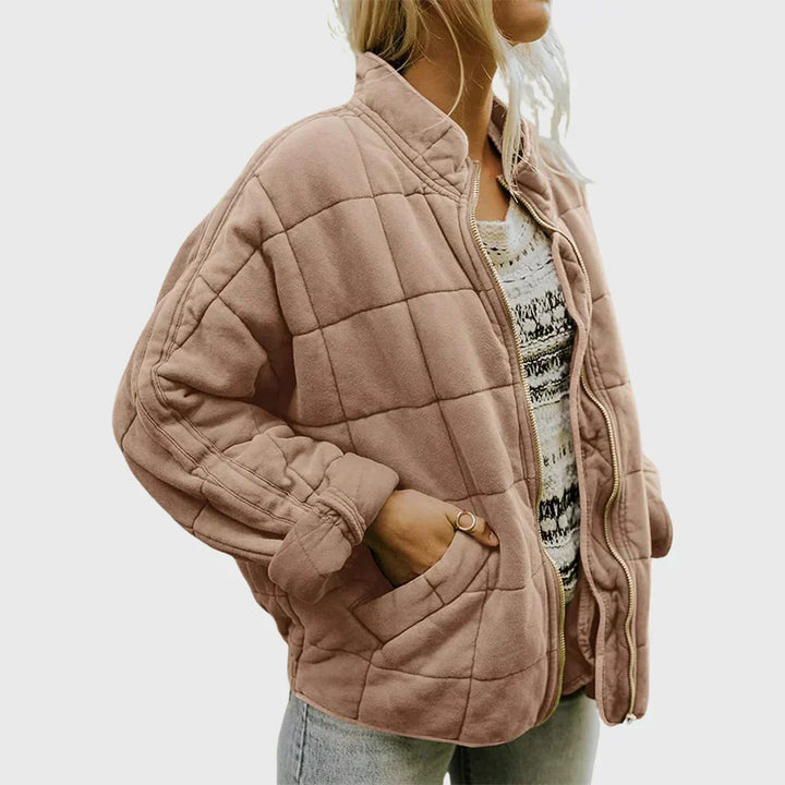 Women's Refined Bomber Puffer Jacket