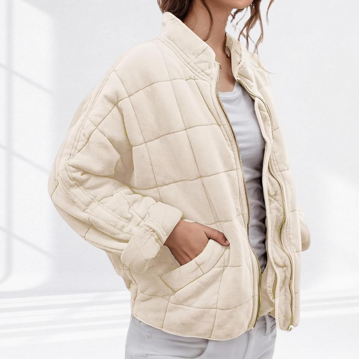 Women's Refined Bomber Puffer Jacket