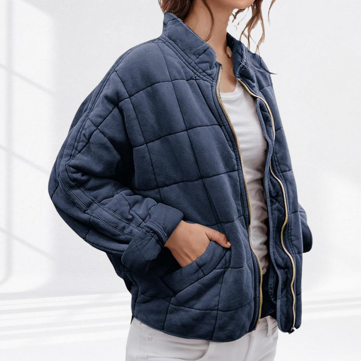 Women's Refined Bomber Puffer Jacket