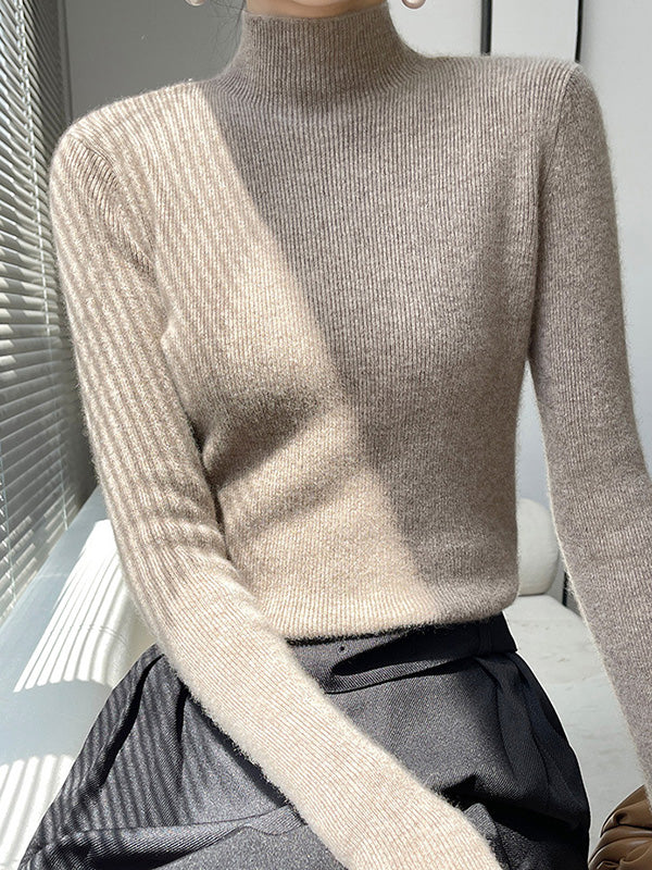 Soft Knit Turtleneck Sweater