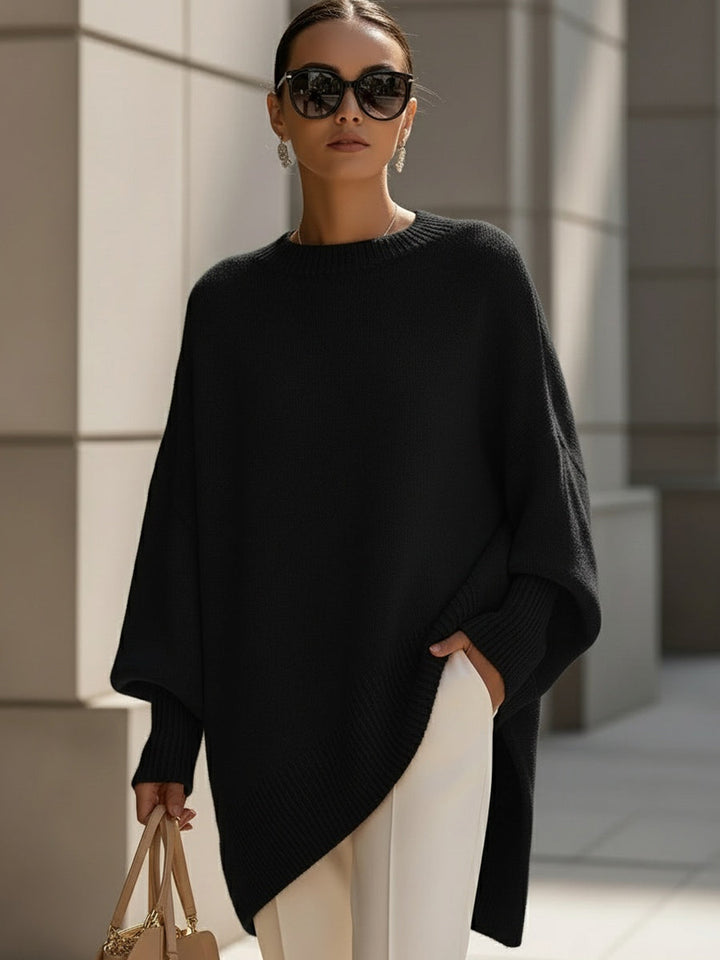 Women's Lightweight Ribbed Mock Neck Knit Sweater