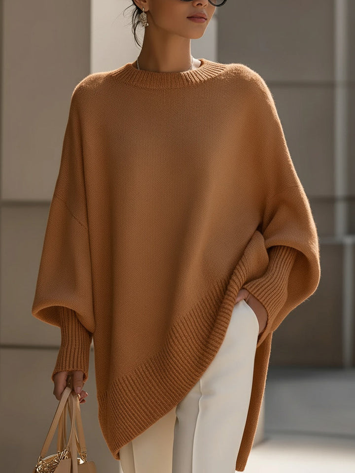 Women's Lightweight Ribbed Mock Neck Knit Sweater
