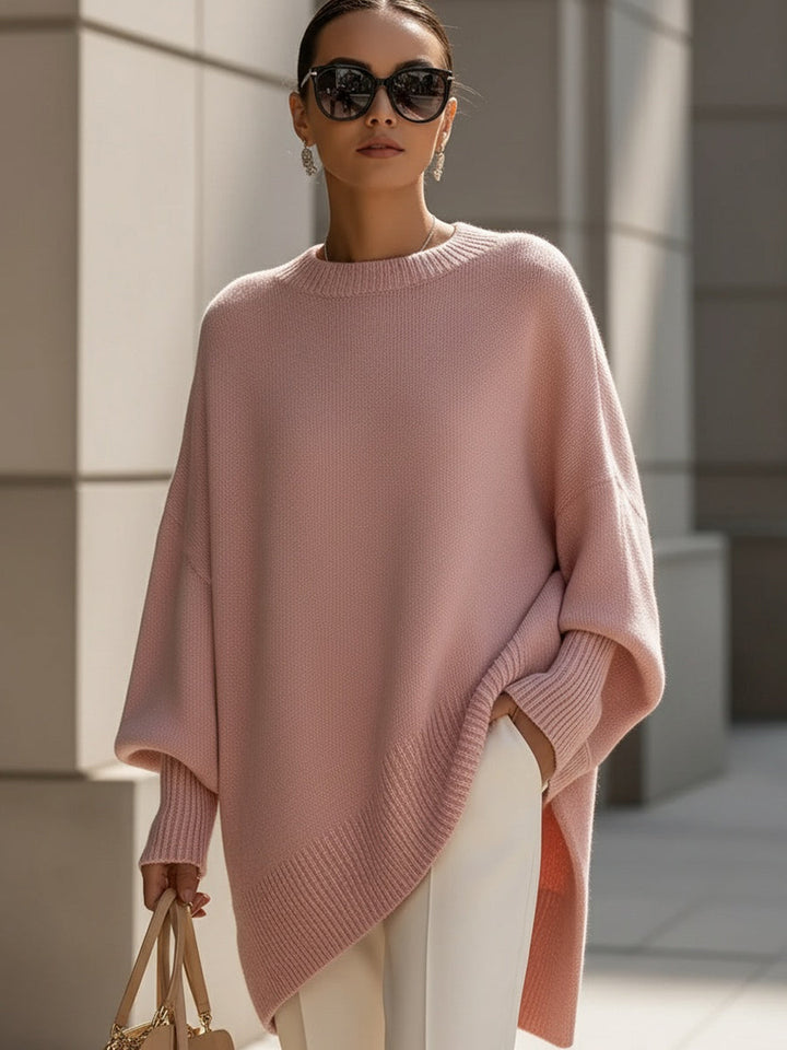 Women's Lightweight Ribbed Mock Neck Knit Sweater