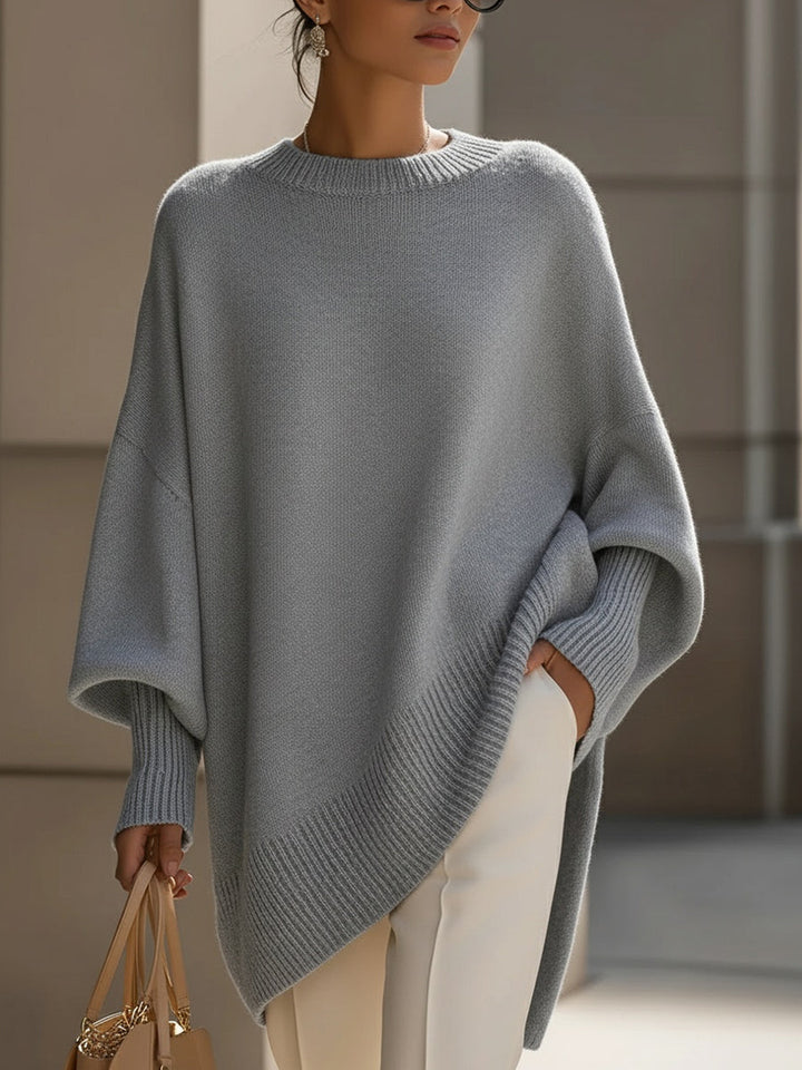 Women's Lightweight Ribbed Mock Neck Knit Sweater