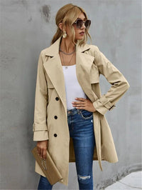 Women's Classic Double Breasted Trench Coat