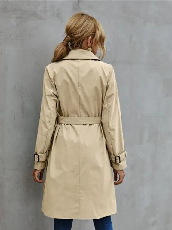 Women's Classic Double Breasted Trench Coat