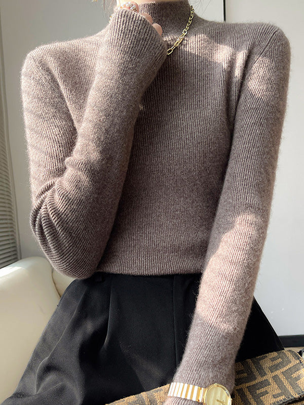 Soft Knit Turtleneck Sweater