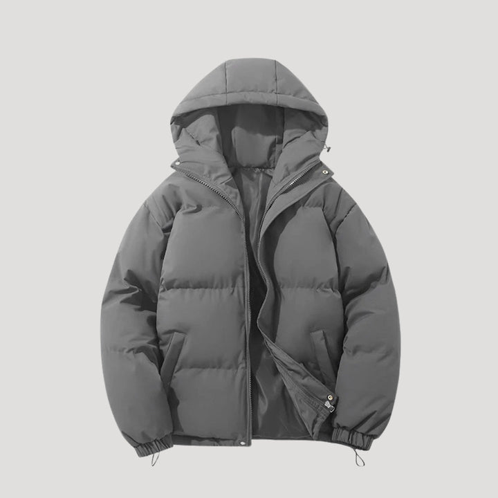 Women's Beautiful Cropped Quilted Hooded Puffer Jacket