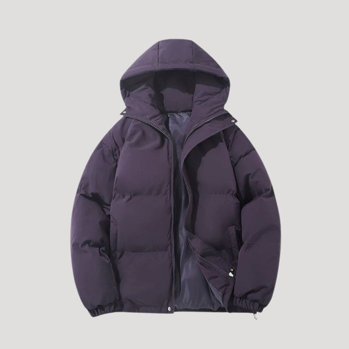 Women's Beautiful Cropped Quilted Hooded Puffer Jacket