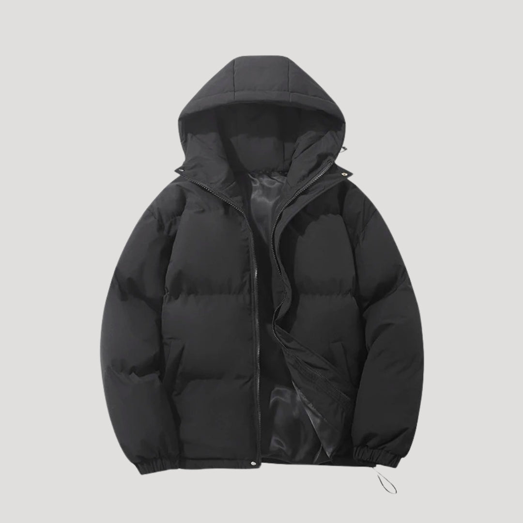 Women's Beautiful Cropped Quilted Hooded Puffer Jacket