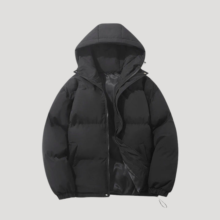 Women's Beautiful Cropped Quilted Hooded Puffer Jacket