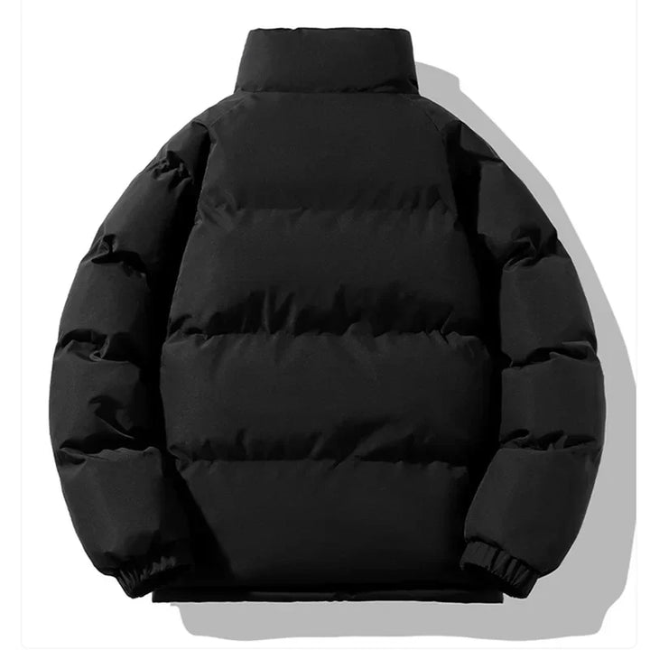 Men's Warm Quilted Mock Neck Puffer Jacket