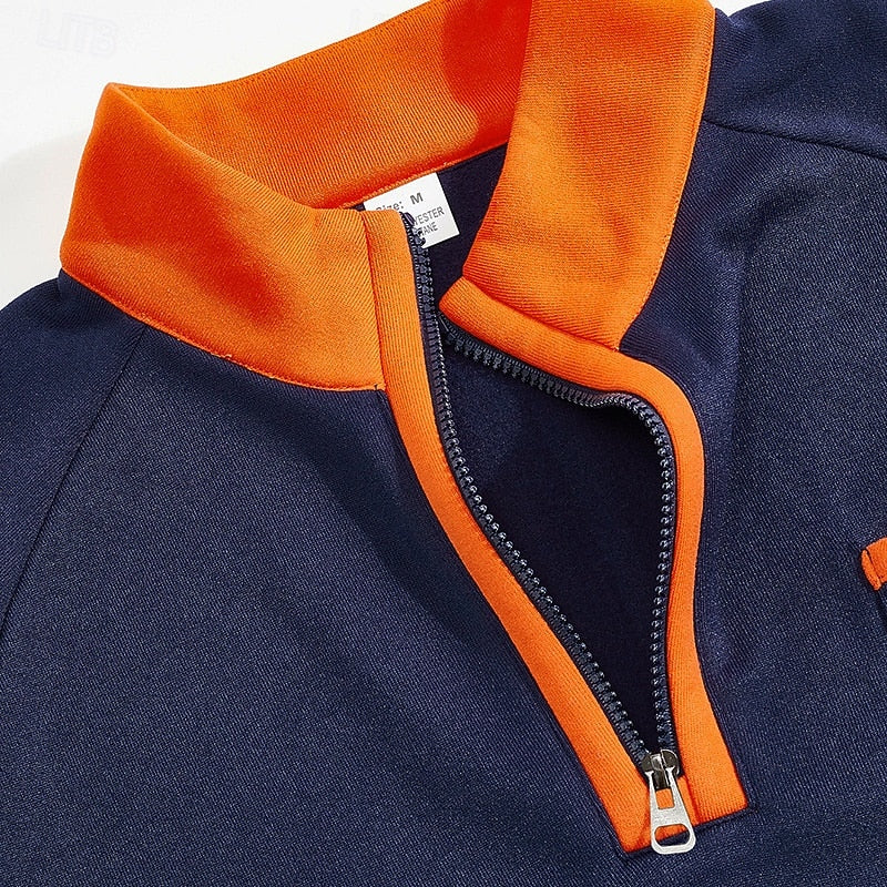 Men's Cosy Fleece Quarter Zip Pullover