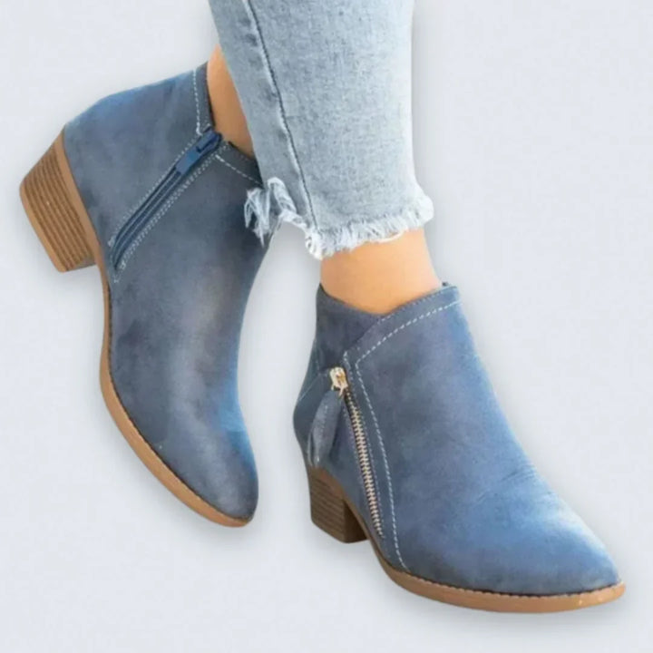 Women's Gorgeous Suede Heeled Ankle Boots